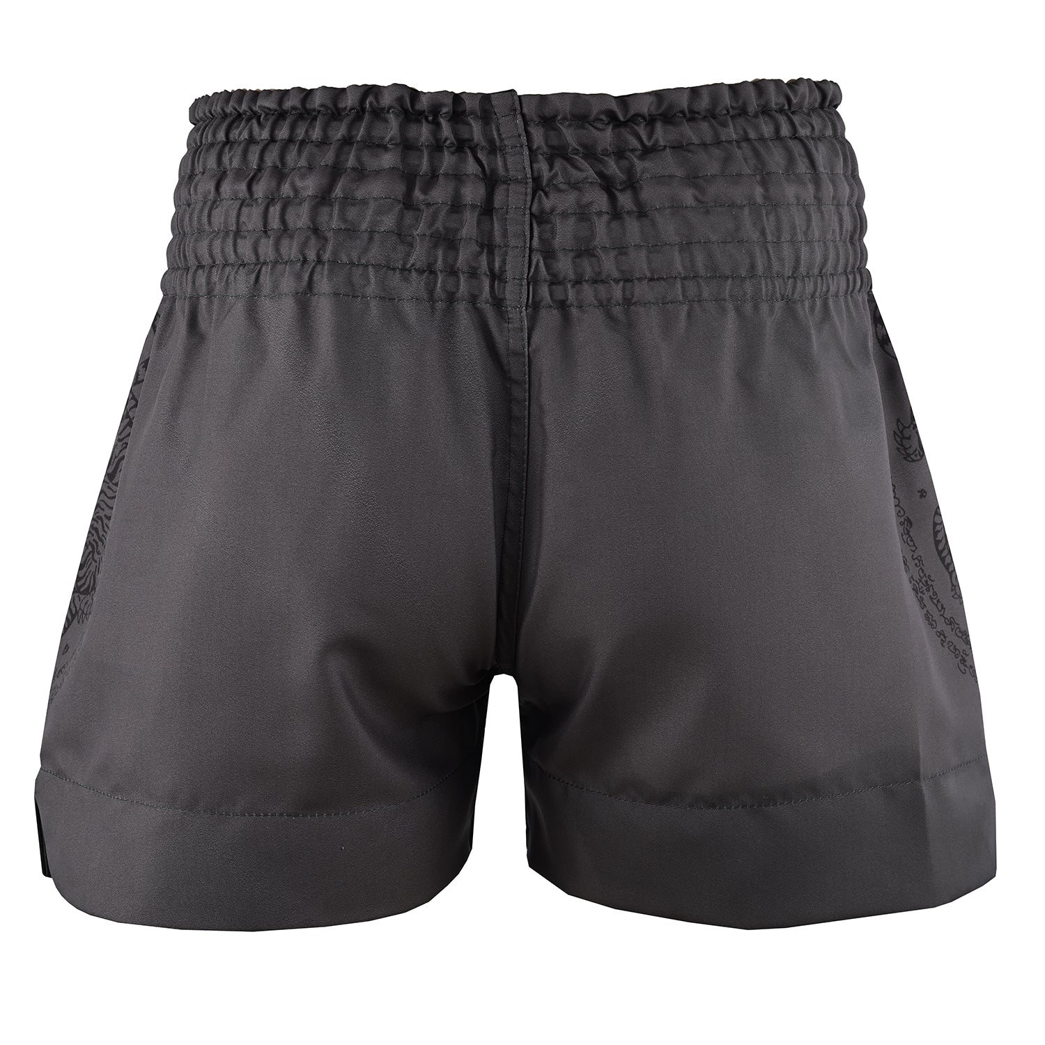 Twin Tiger Satin Muay Thai Competition Fight Shorts-Grey
