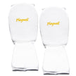 Elasticated Hand and Forearm Pads-White