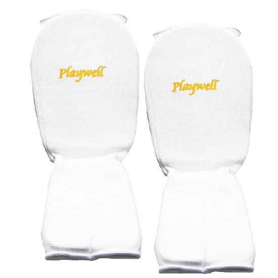 Elasticated Hand and Forearm Pads-White