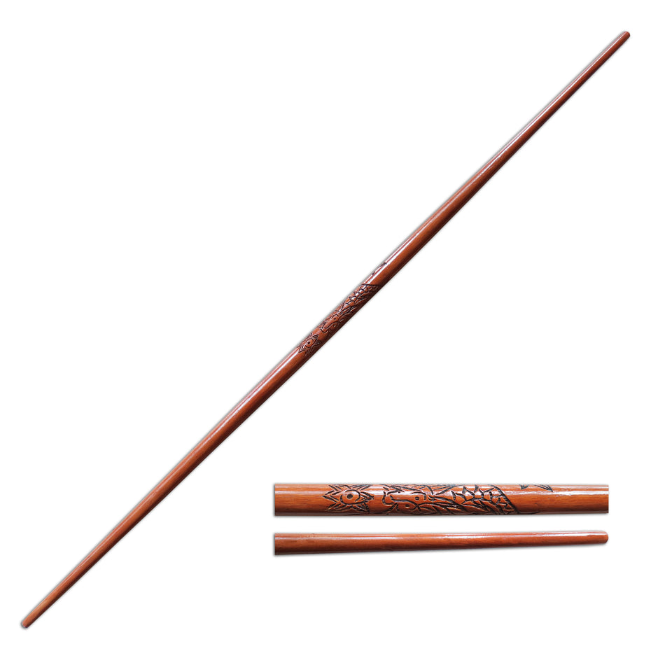 Jo Staff Carved Dragon Toothpick-50" (4ft)