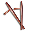Tonfa Natural Red Oak Wood-18