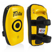 Fairtex KPLC5 Light Weight Curved Thai Kick Pads-Gold