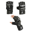 Krav Maga Leather Grappling & Striking Gloves-Black
