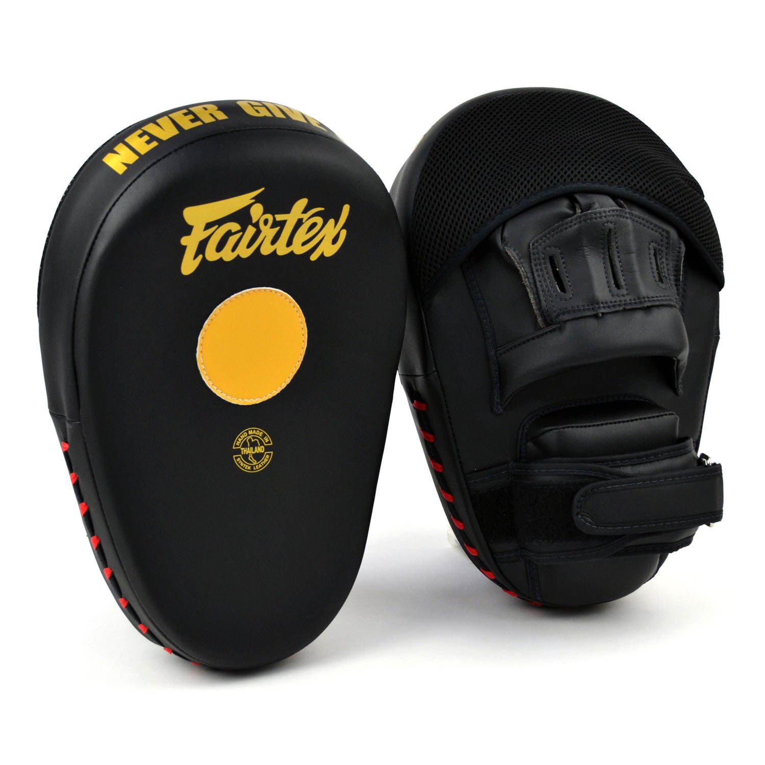 Fairtex FMV13 Hybrid Large Maximised Focus Pads-Black/Gold