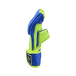 Playwell Ultimate Leather MMA Gloves-Blue/Neon Yellow