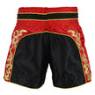 Muay Thai Competition Tribal Fight Shorts-Black