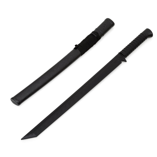 Black Polypropylene Ninja Gatana with Scabbard-28"