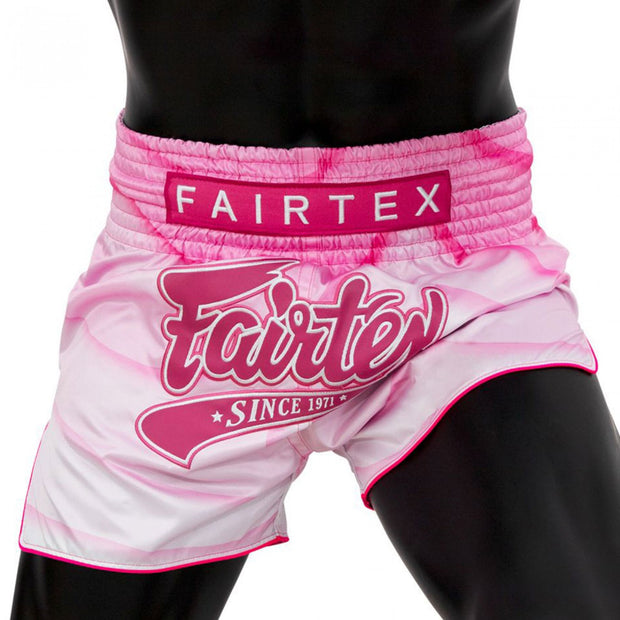 Fairtex Slim Cut Alma Muay Thai Fight Shorts-Pink