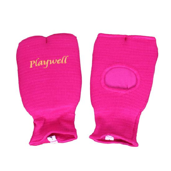 Elasticated Hand Mitts-Pink