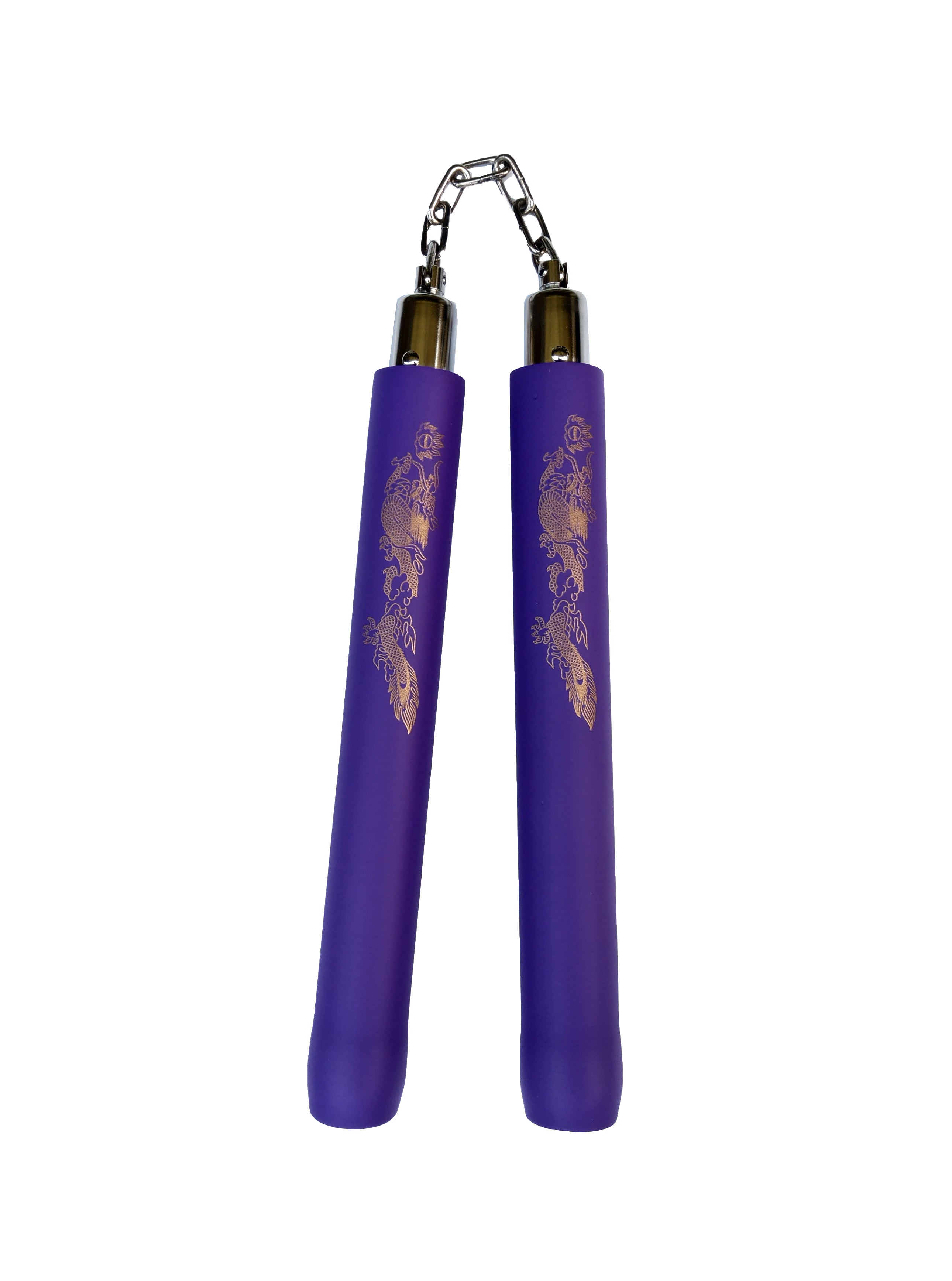 Nunchaku Foam Purple with Chain-12