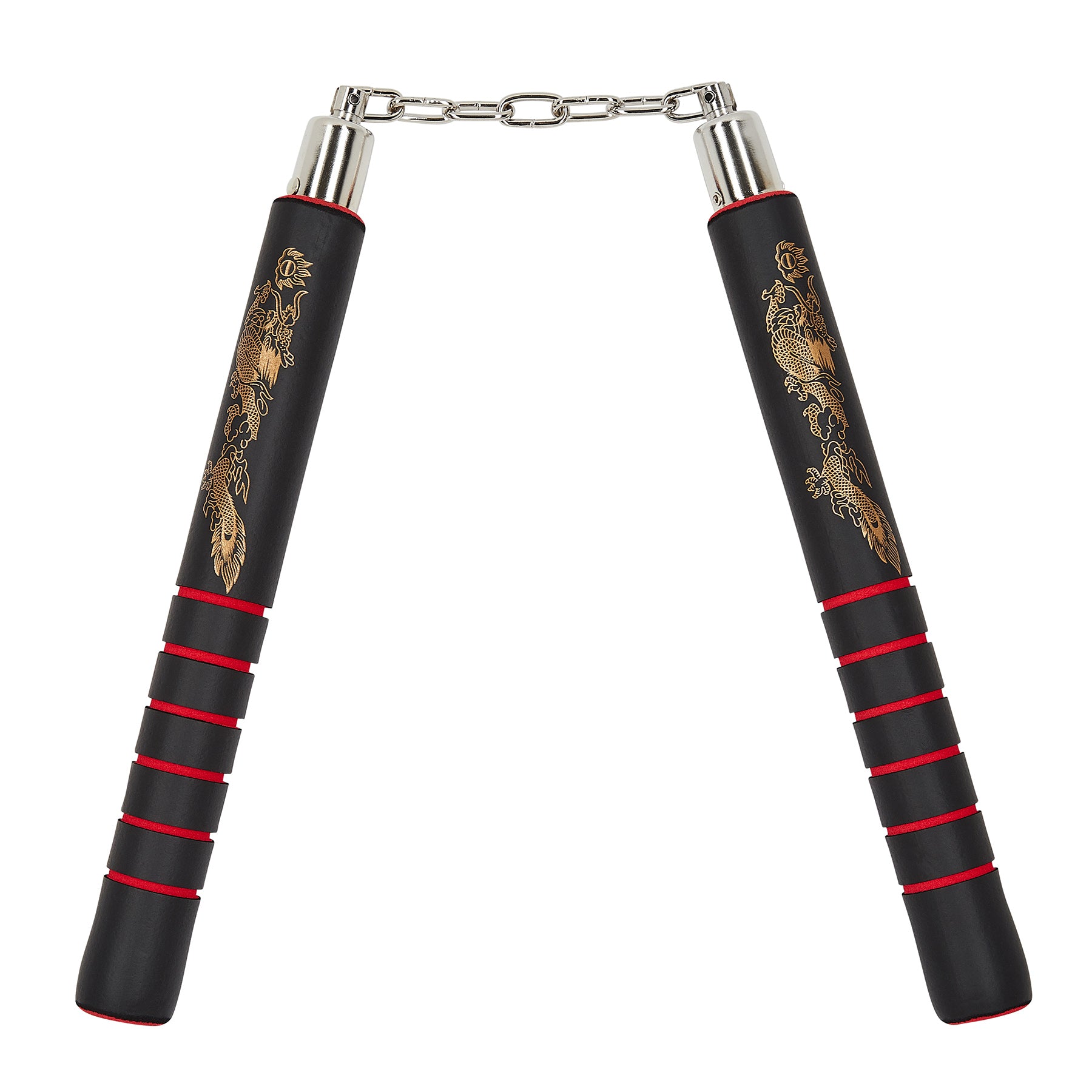Deluxe Foam Nunchaku BB with Red Grips-12