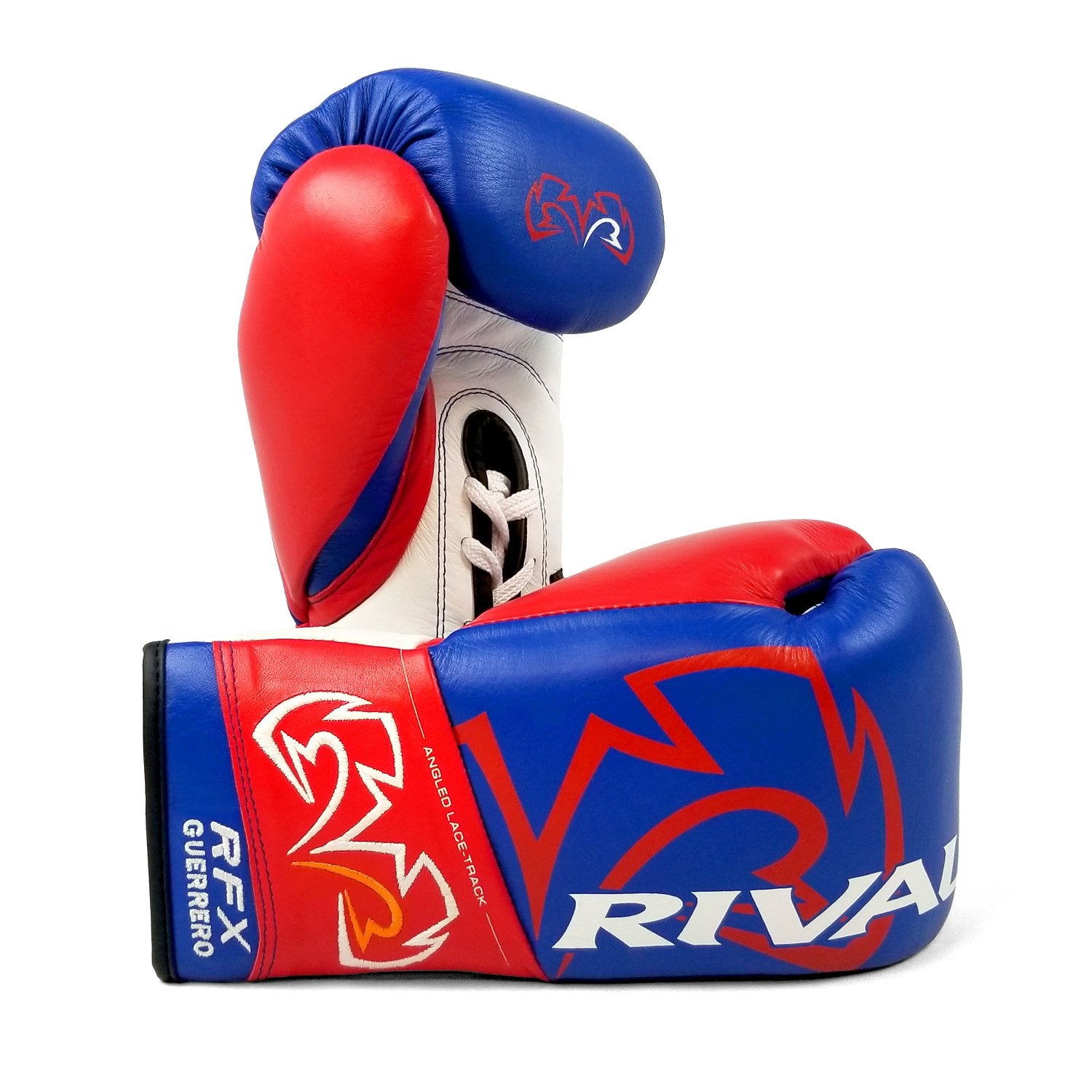 Rival Boxing RFX-Guerrero Pro Fight Gloves-Blue/Red (10oz)