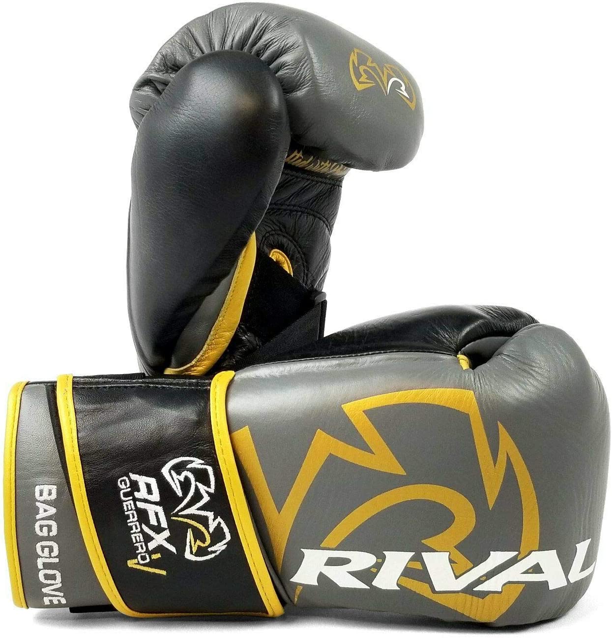 Rival RFX Guerrero V Leather Bag Gloves HDE F-Grey/Gold