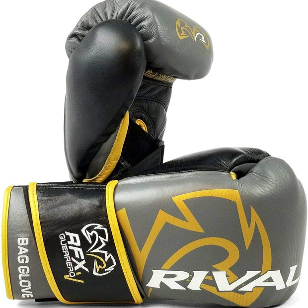 Rival RFX Guerrero V Leather Bag Gloves HDE F-Grey/Gold
