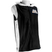 Rival Dazzle Sleeveless Ring Jacket with Hood-Black