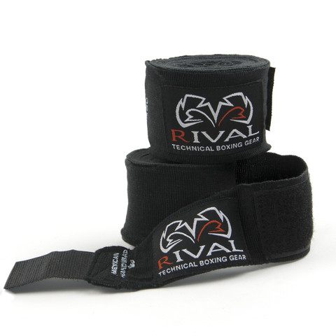 Rival Boxing Mexican 5m Long Hand Wraps-Black