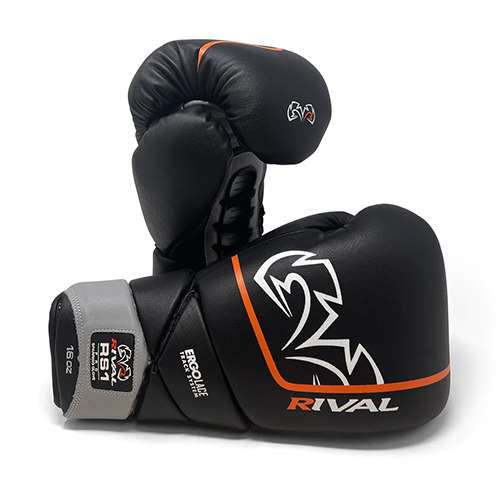 Rival RS1 Pro Leather Sparring Gloves 20th Anniversary-Black