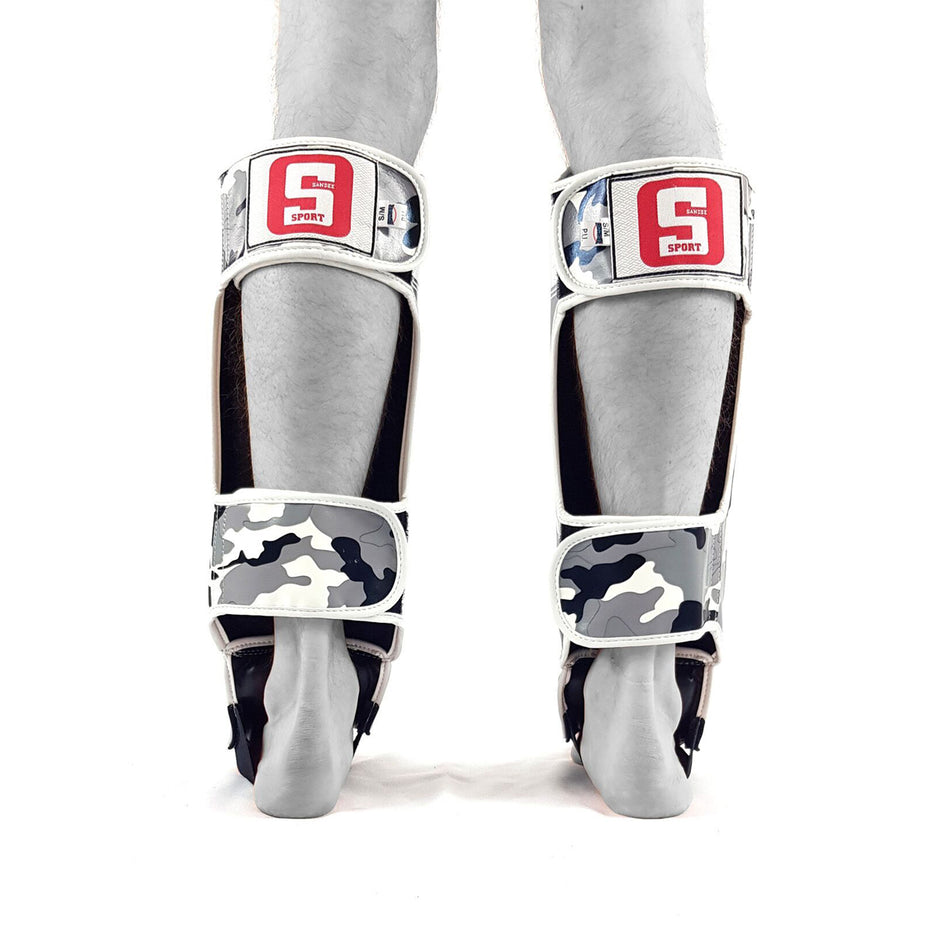 Sandee Sport Muay Thai Shin Guards-Camo