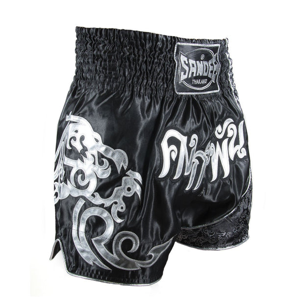 Sandee Unbreakable Muay Thai Shorts-Black