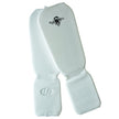 Elasticated Shin Instep Pads-White