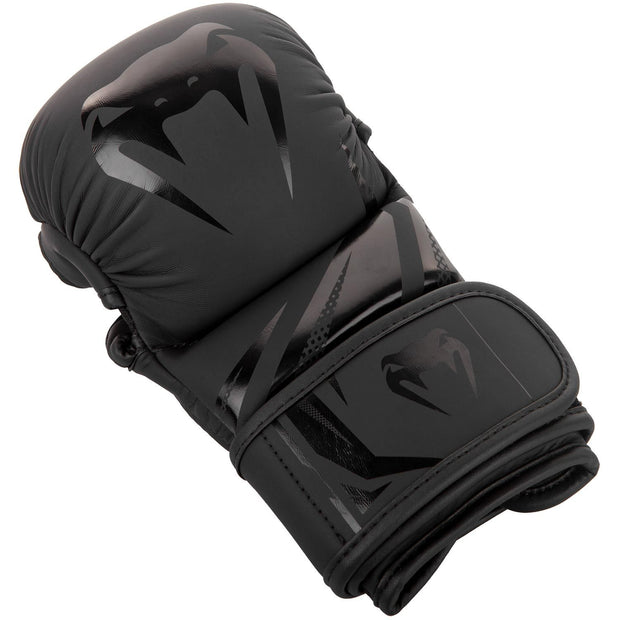 Venum MMA Challenger 7oz Sparring Gloves-Black/Black