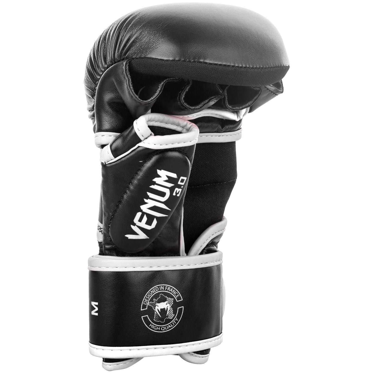 Venum MMA Challenger 7oz Sparring Gloves-Black/White
