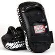 Twins KPL10 Curved Leather Thai Kick Pads-Black
