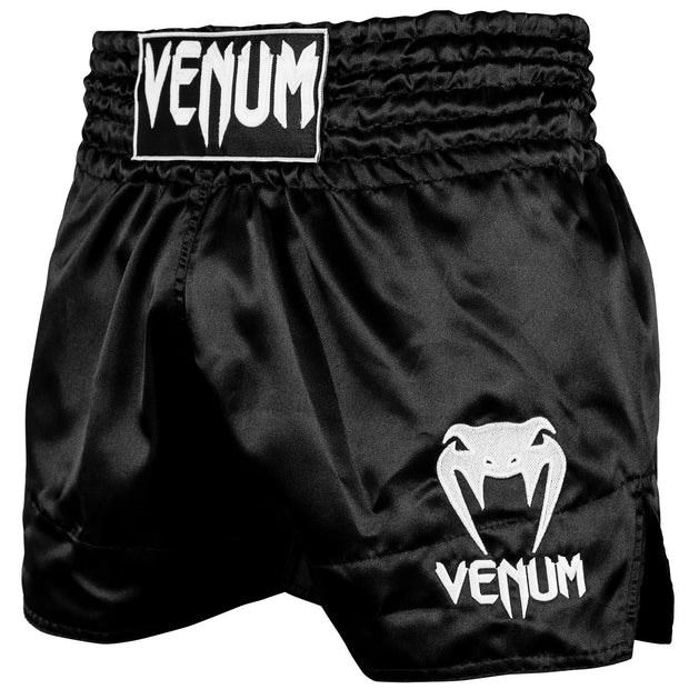 Venum Classic Muay Thai Shorts-Black/White
