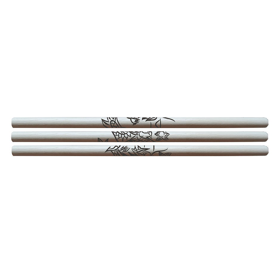Deluxe Escrima Stick White Oak with Carved Dragon-26" (2.1ft)