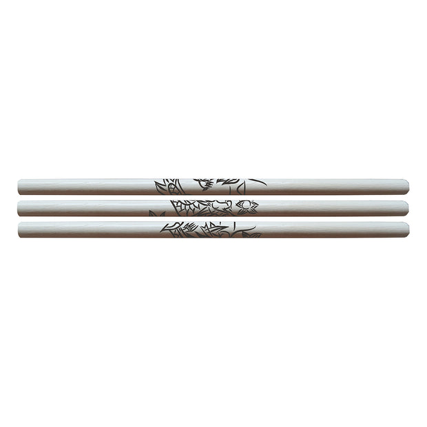 Deluxe Escrima Stick White Oak with Carved Dragon-26" (2.1ft)