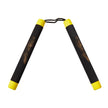 Foam Nunchaku with Cord Black/Yellow Tips-12